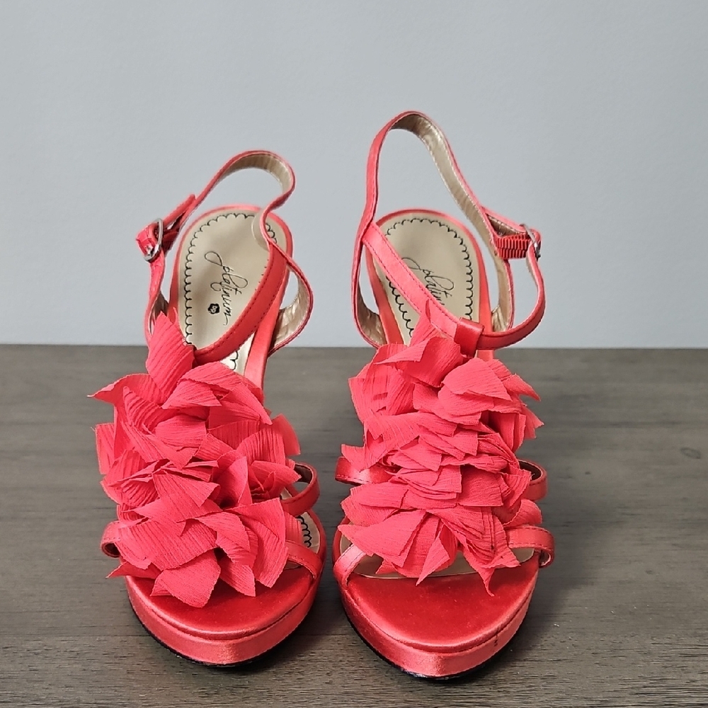 Elegant Coral Women's Heels